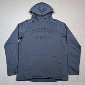 UNRL Barstool Sports Hoodie Mens M Blue Golf Pullover Athletic Performance